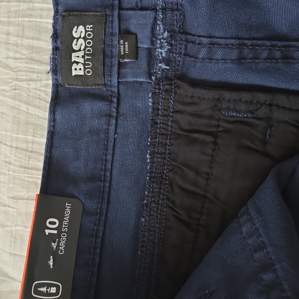 Bass Women's Cargo Pants Size:10 Navy - Picture 4 of 7